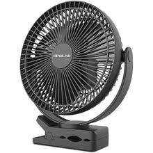 Load image into Gallery viewer, OPOLAR Clip on Fan | 10000 mAh Rechargeable Battery, 8 inch
