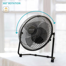 Load image into Gallery viewer, OPOLAR Metal Frame 9 Inch Battery Operated Fan-F531
