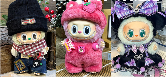 17cm Labubu clothing set -colorful and ultra-cute(Clothes Only)