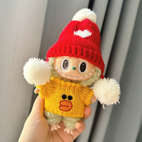 17cm Labubu clothing set - Bright and irresistibly cute(Clothes Only)