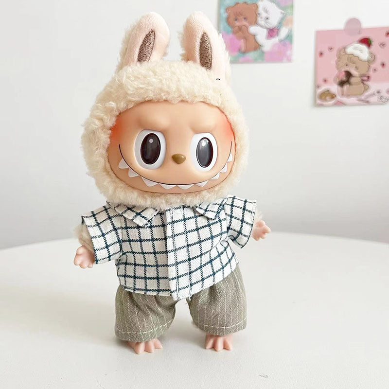 17cm Labubu clothing set -  irresistibly adorable(Clothes Only)