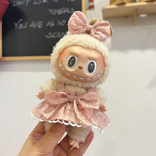 17cm Labubu clothing set - Cute animal-inspired(Clothes Only)