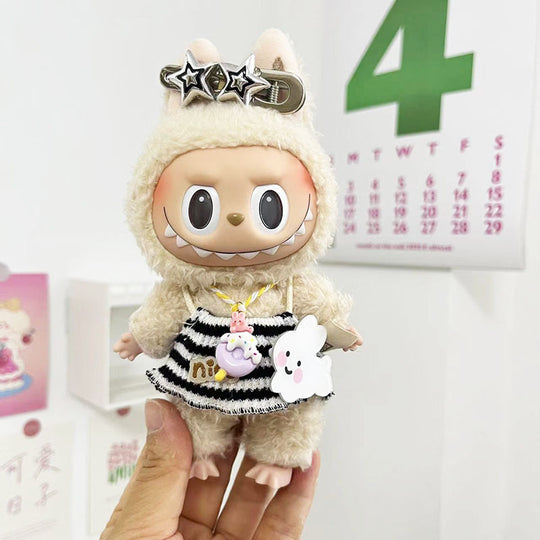 17cm Labubu clothing set -From cozy casual to playful chic(Clothes Only)