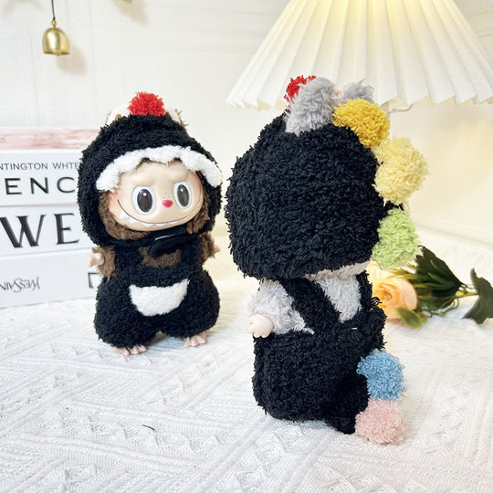 17cm Labubu clothing set - Lively and heart-melting(Clothes Only)