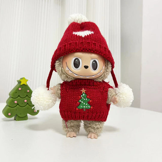 17cm Labubu clothing set - Cute animal-inspired(Clothes Only)