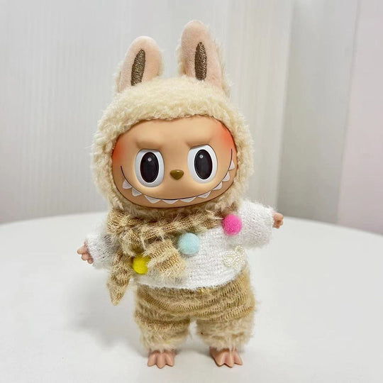 17cm Labubu clothing set -From cozy casual to playful chic(Clothes Only)