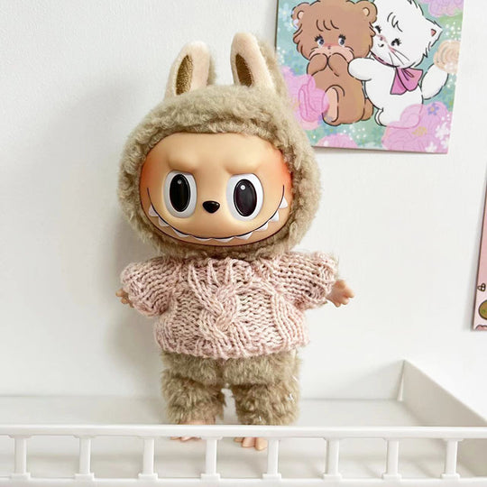 17cm Labubu clothing set - Cute animal-inspired(Clothes Only)