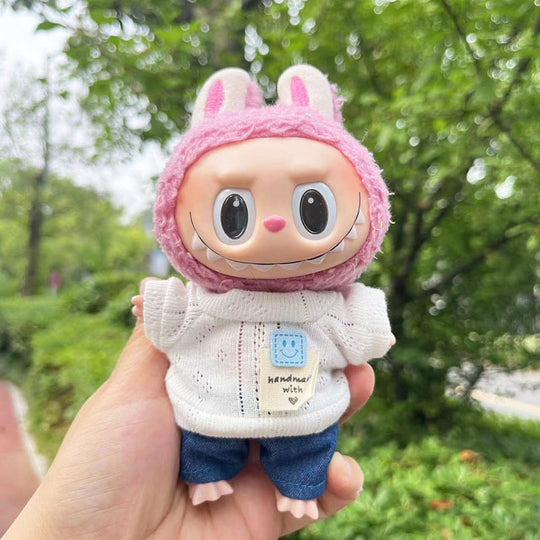 17cm Labubu clothing set -From cozy casual to playful chic(Clothes Only)