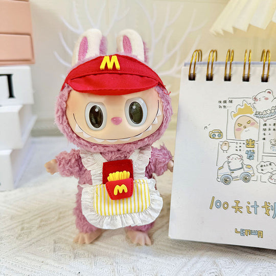 17cm Labubu clothing set - Fun-loving and enchanting(Clothes Only)
