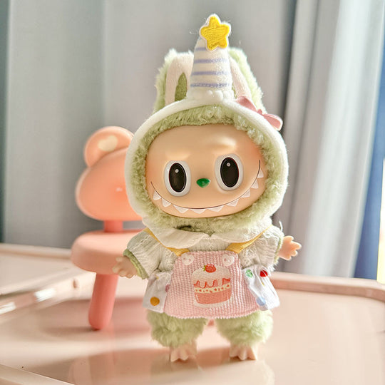 17cm Labubu clothing set - Bright and irresistibly cute(Clothes Only)
