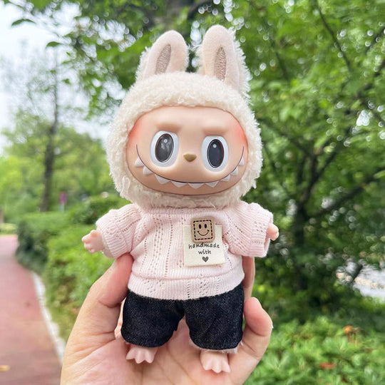 17cm Labubu clothing set -From cozy casual to playful chic(Clothes Only)
