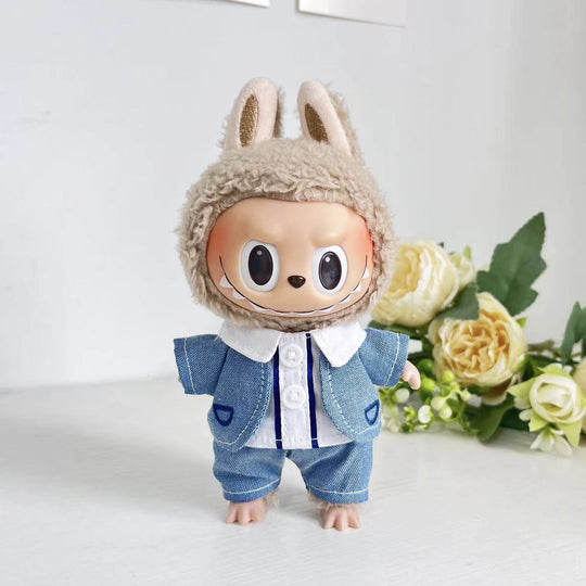 17cm Labubu clothing set - Lively and heart-melting(Clothes Only)