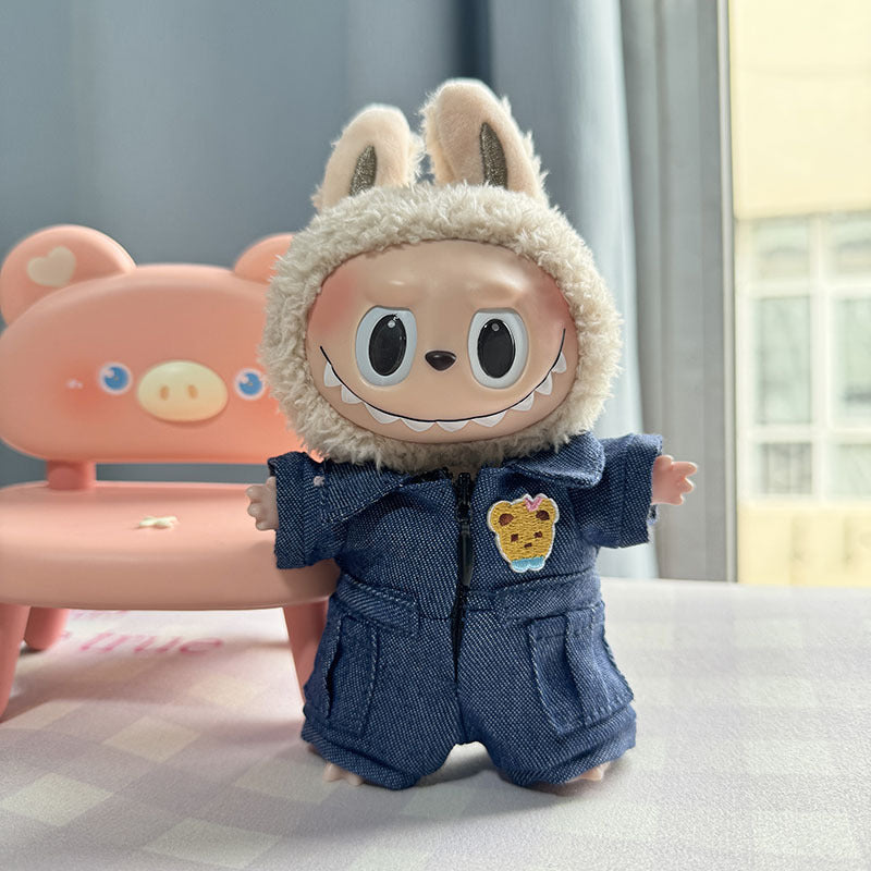 17cm Labubu clothing set - Fashionable and charming(Clothes Only)