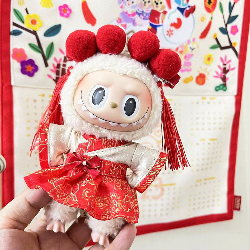 17cm Labubu clothing set - Fashionable and charming(Clothes Only)
