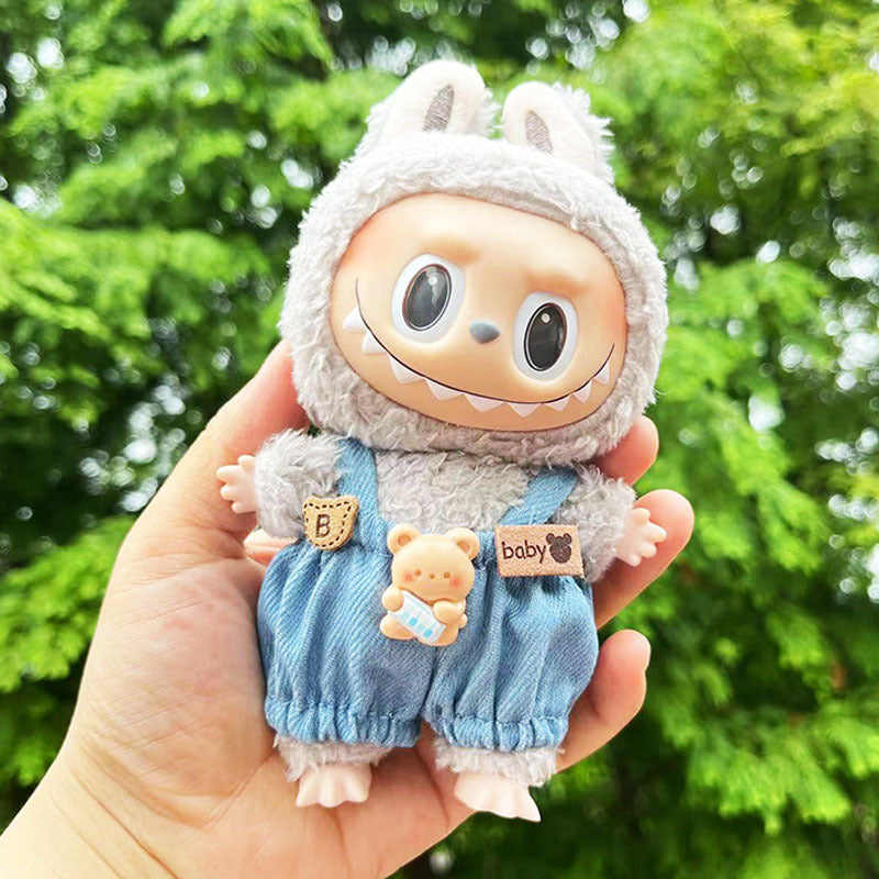 17cm Labubu clothing set -From cozy casual to playful chic(Clothes Only)