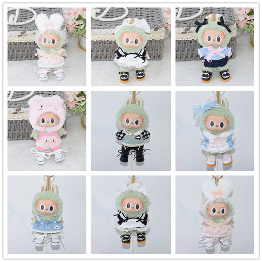 17cm Labubu clothing set - Sweetly simple(Clothes Only)