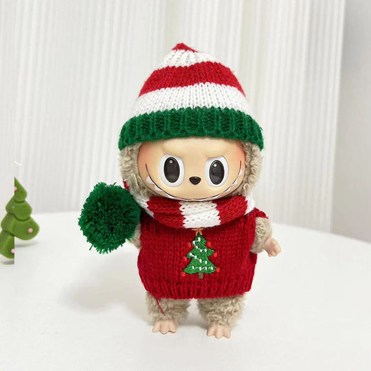 17cm Labubu clothing set - Cute animal-inspired(Clothes Only)