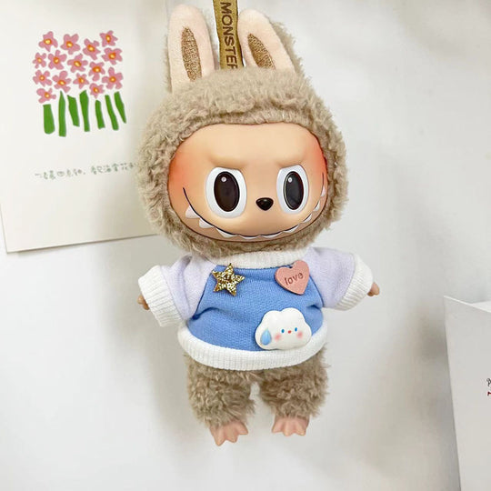 17cm Labubu clothing set - Fashionable and charming(Clothes Only)