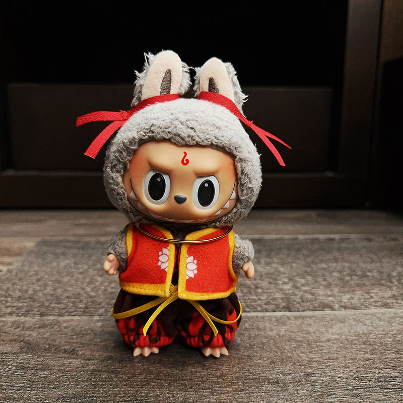 17cm Labubu clothing set - three piece(Clothes Only)