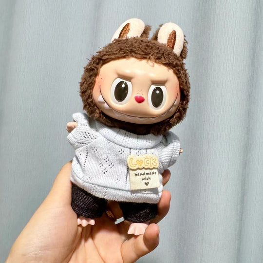 17cm Labubu clothing set -From cozy casual to playful chic(Clothes Only)