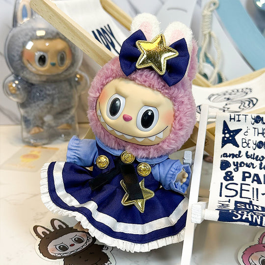 17cm Labubu clothing set -colorful and ultra-cute(Clothes Only)