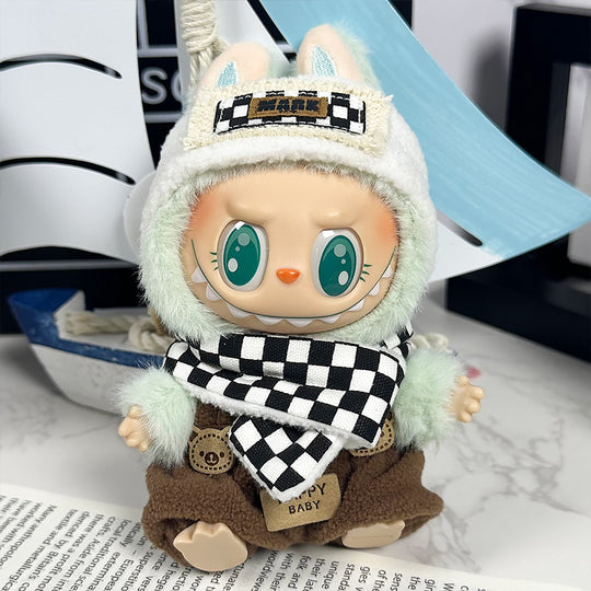 17cm Labubu clothing set -colorful and ultra-cute(Clothes Only)