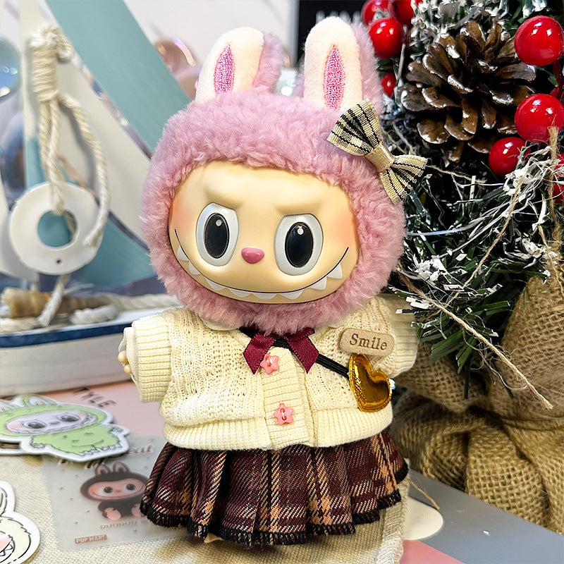 17cm Labubu clothing set -colorful and ultra-cute(Clothes Only)