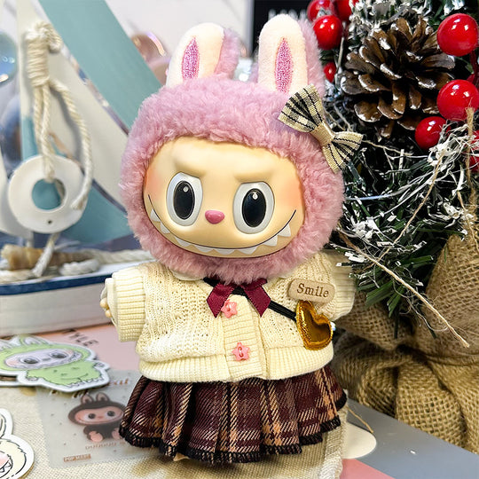 17cm Labubu clothing set -colorful and ultra-cute(Clothes Only)