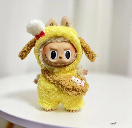 17cm Labubu clothing set - Cute animal-inspired(Clothes Only)