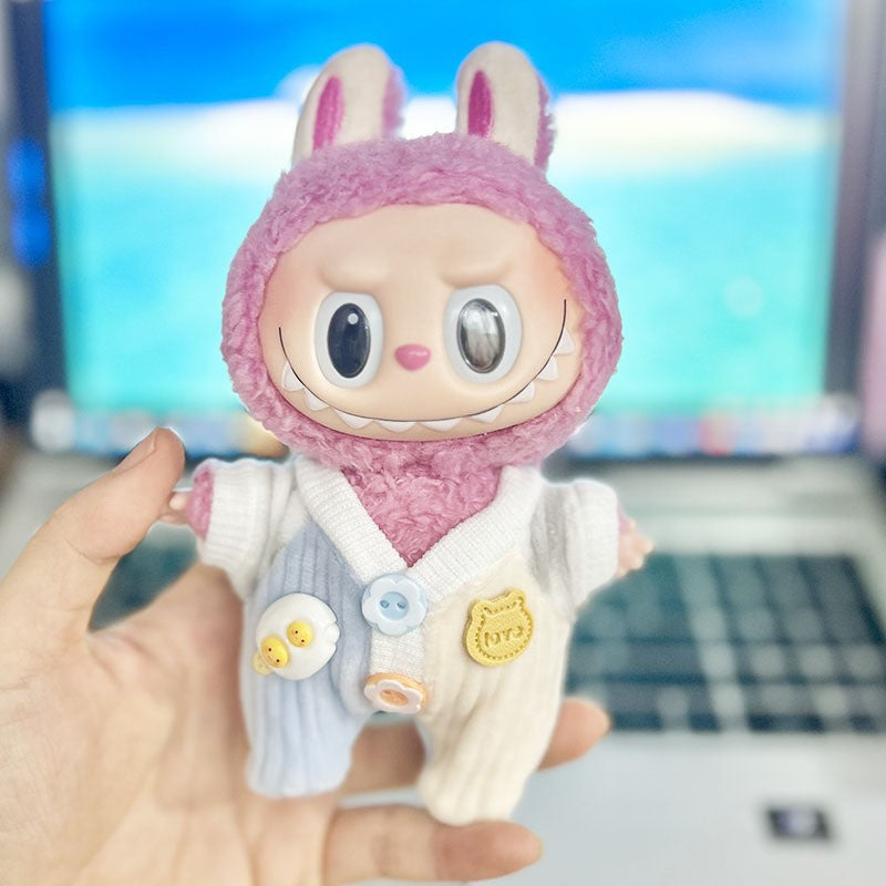 17cm Labubu clothing set -From cozy casual to playful chic(Clothes Only)