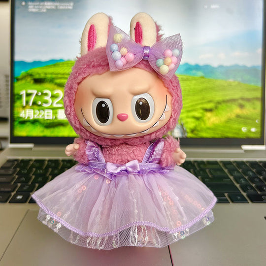 17cm Labubu clothing set - Lively and heart-melting(Clothes Only)
