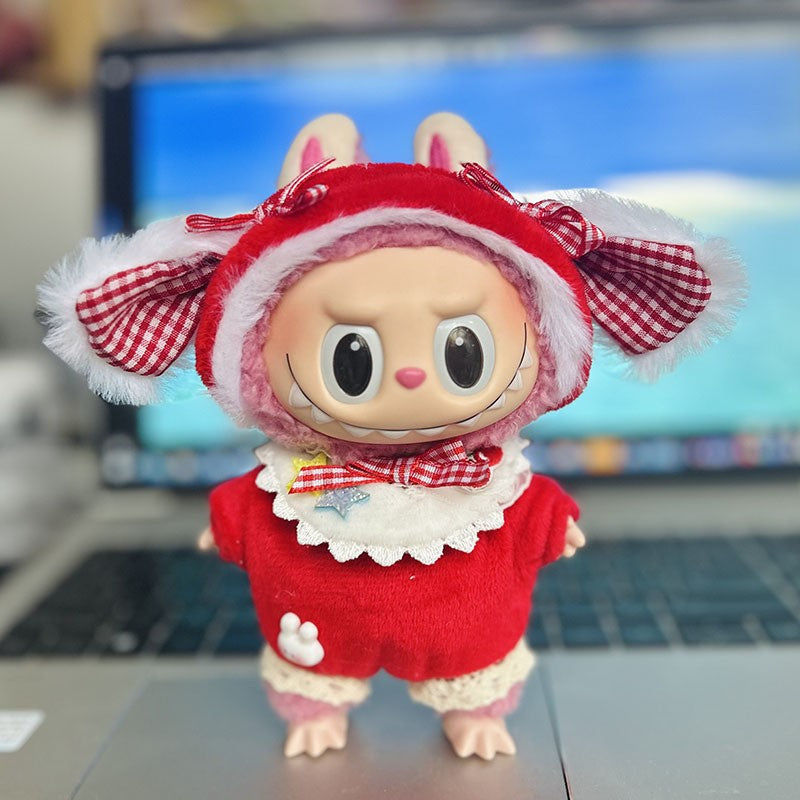17cm Labubu clothing set -From cozy casual to playful chic(Clothes Only)