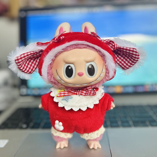 17cm Labubu clothing set -From cozy casual to playful chic(Clothes Only)