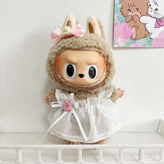 17cm Labubu clothing set - Cute animal-inspired(Clothes Only)