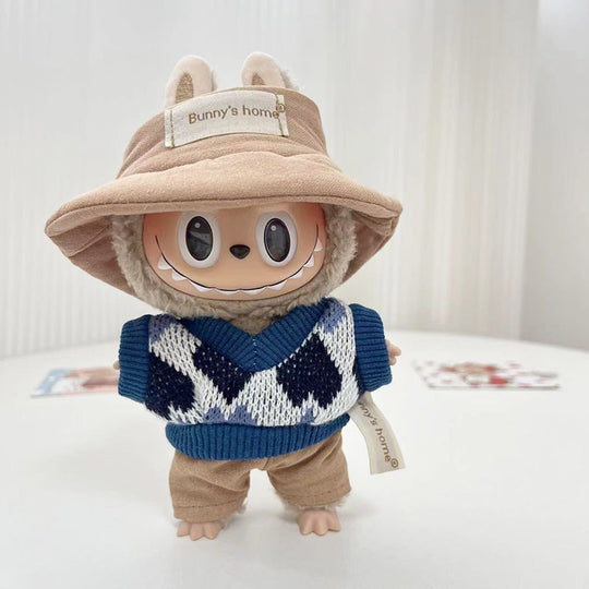 17cm Labubu clothing set - Fun-loving and enchanting(Clothes Only)