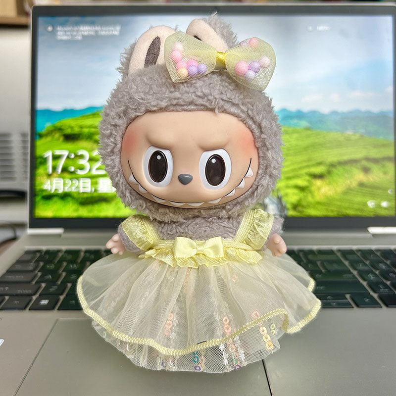 17cm Labubu clothing set - Lively and heart-melting(Clothes Only)