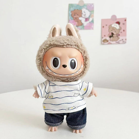 17cm Labubu clothing set -  irresistibly adorable(Clothes Only)