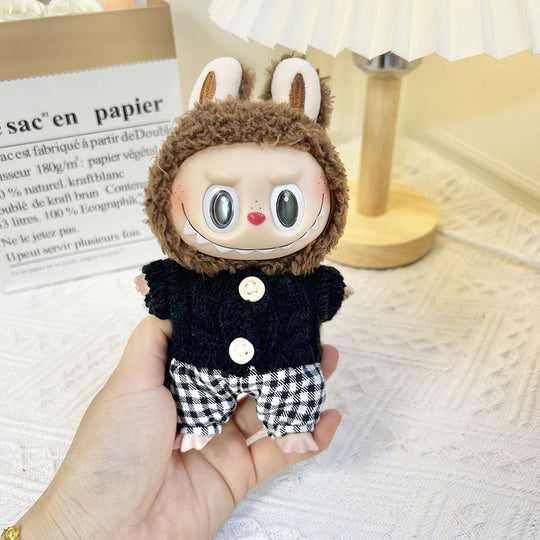 17cm Labubu clothing set - Lively and heart-melting(Clothes Only)