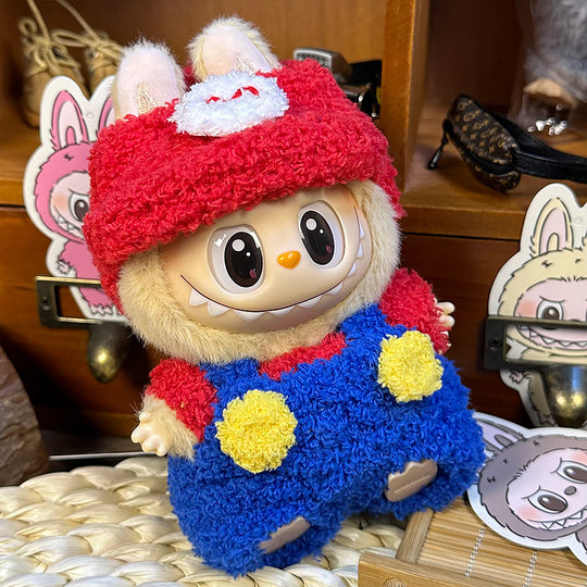 17cm Labubu clothing set -colorful and ultra-cute(Clothes Only)