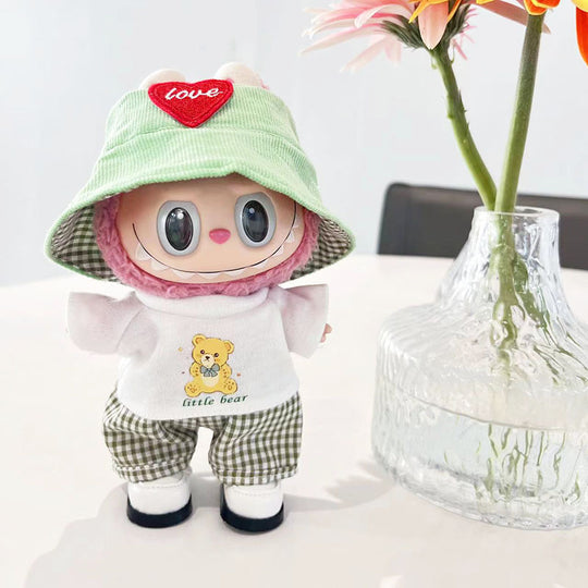 17cm Labubu clothing set - Fun-loving and enchanting(Clothes Only)