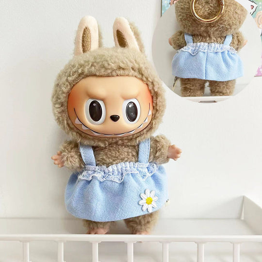 17cm Labubu clothing set - Cute animal-inspired(Clothes Only)