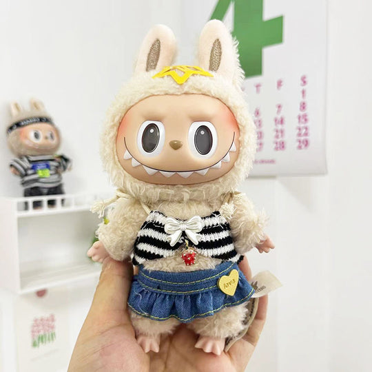 17cm Labubu clothing set -From cozy casual to playful chic(Clothes Only)