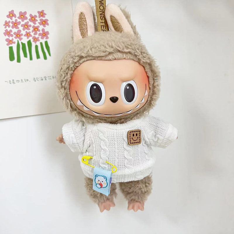17cm Labubu clothing set - Fashionable and charming(Clothes Only)