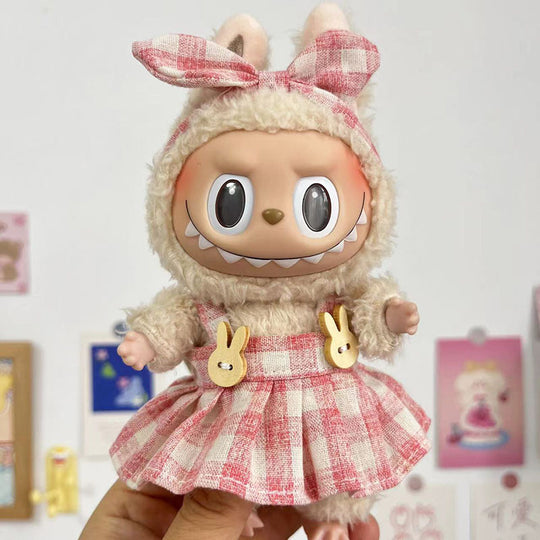 17cm Labubu clothing set - Cute animal-inspired(Clothes Only)