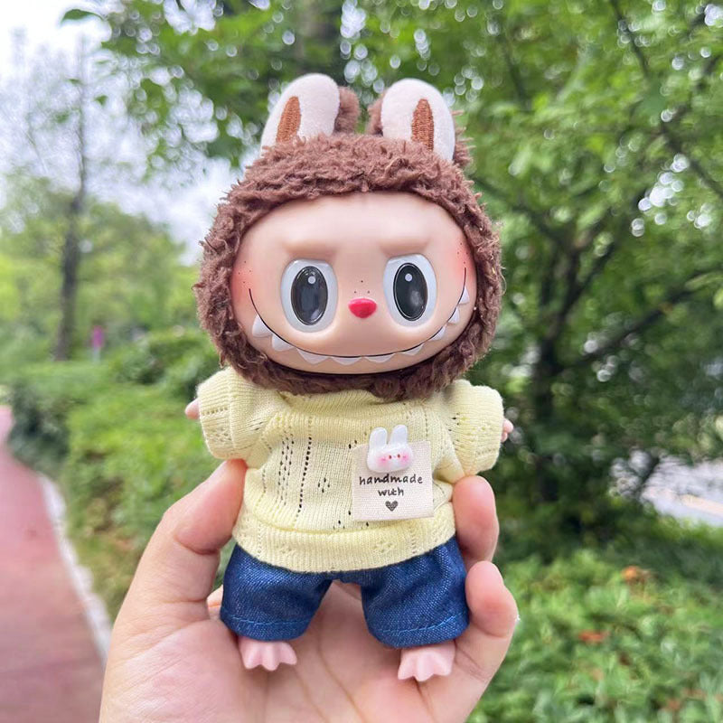 17cm Labubu clothing set -From cozy casual to playful chic(Clothes Only)