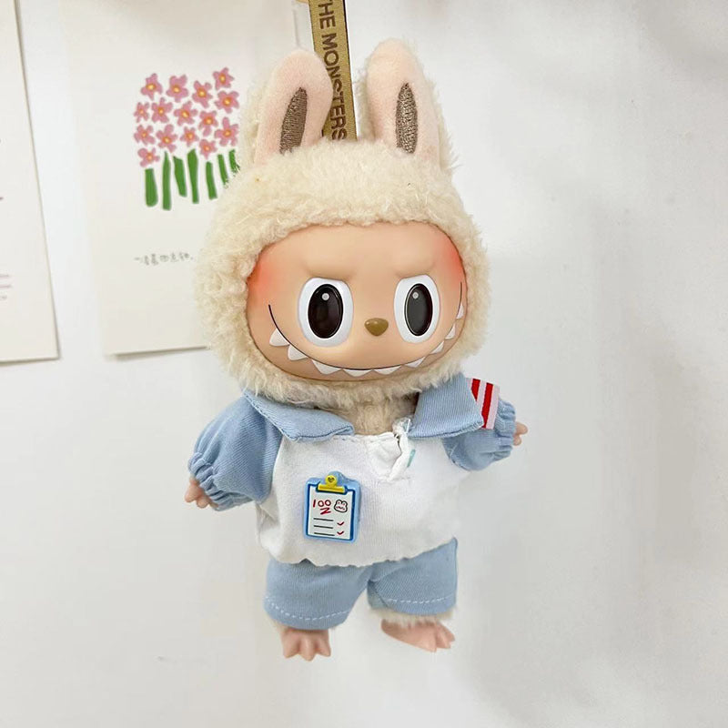 17cm Labubu clothing set -From cozy casual to playful chic(Clothes Only)