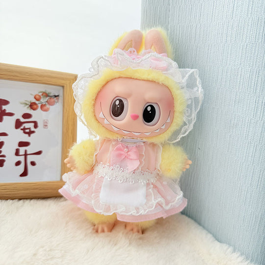 17cm Labubu clothing set - Fashionable and charming(Clothes Only)
