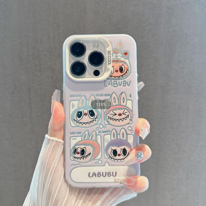 Compatible with Multiple iPhone Models-Super Cute Matte Phone Case