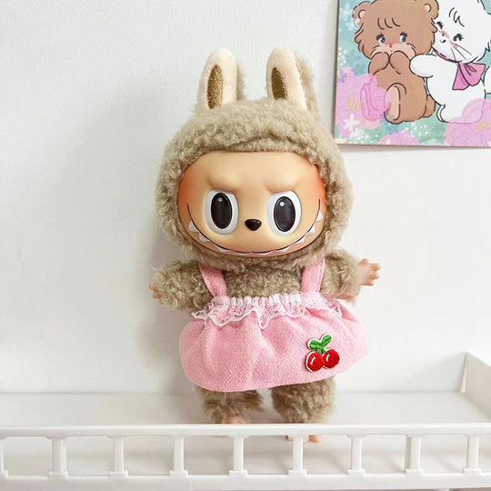 17cm Labubu clothing set - Cute animal-inspired(Clothes Only)