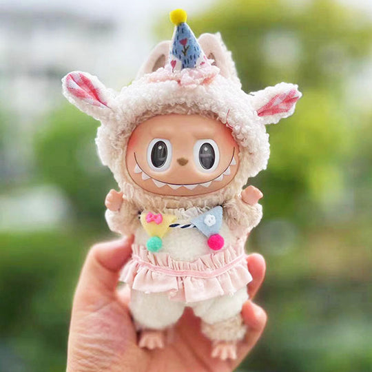 17cm Labubu clothing set - Bright and irresistibly cute(Clothes Only)